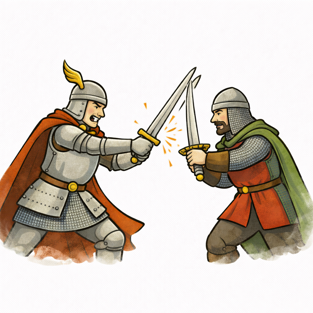 Sigfried und Kriemhild - Der Entscheidungskampf